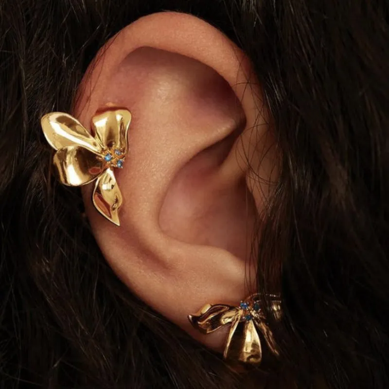 Butterfly Flower Earrings
