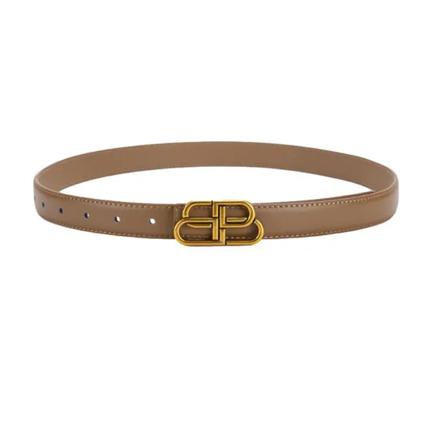 Caramel Women Genuine Leather Belt 焦糖色女士真皮皮带 KCBELT1026