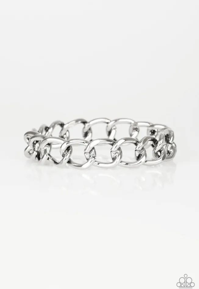 CHAINge of Scene Silver Bracelet - Paparazzi Accessories