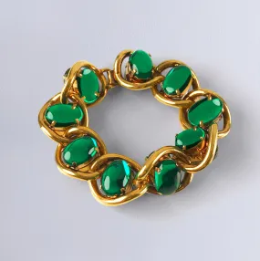 CHUNKY CHAIN EMERALD