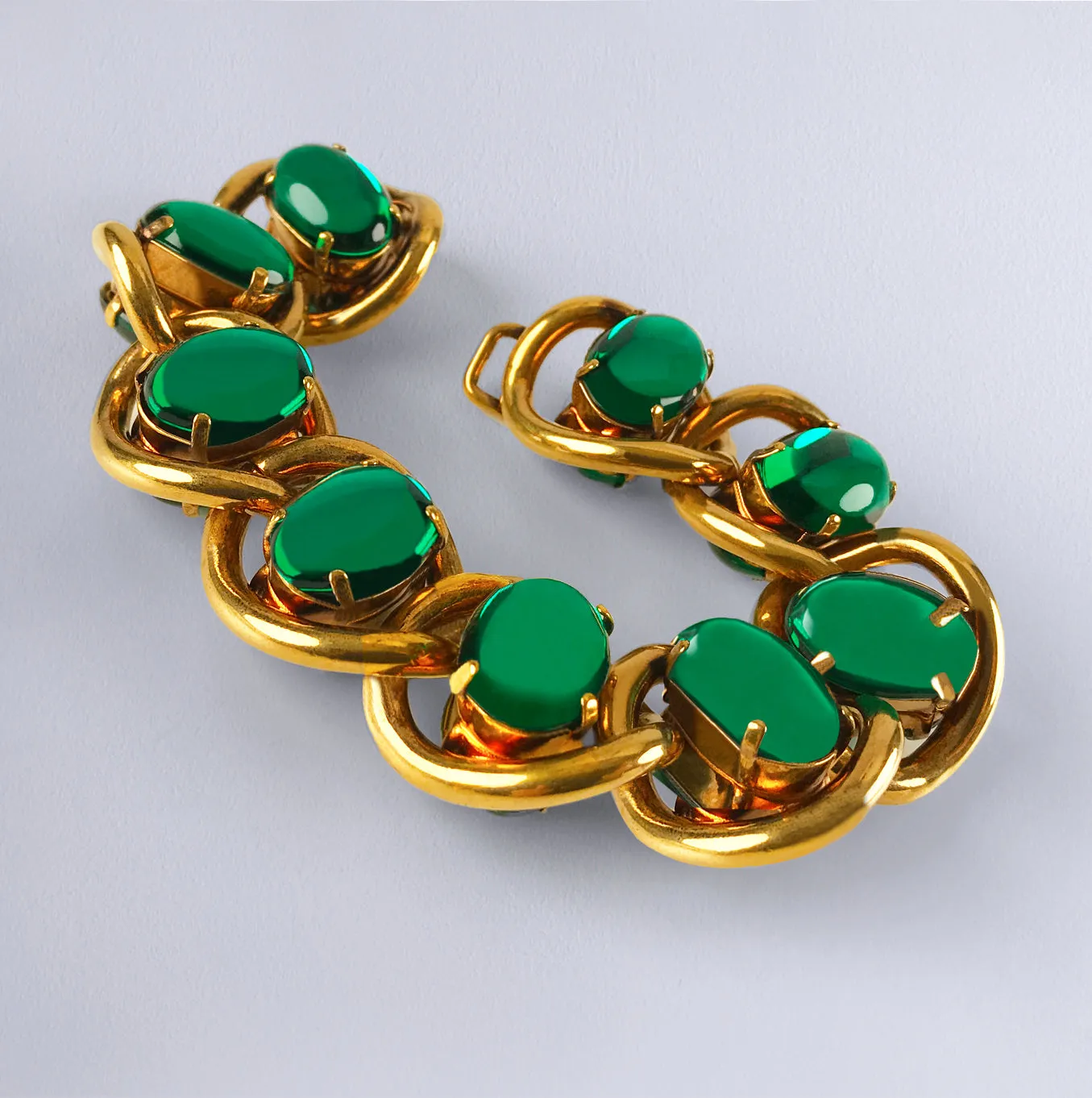 CHUNKY CHAIN EMERALD
