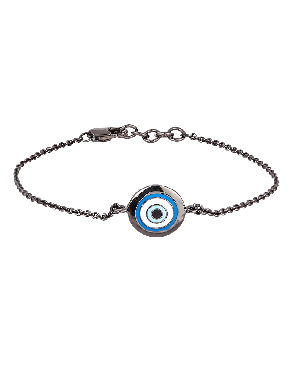 Circle of Protego Chain Unisex Bracelet - Gunmetal