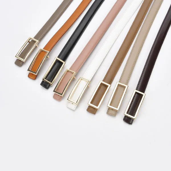Coffee Women Genuine Leather Belt 咖啡色女士真皮腰帶 KCBELT1028c
