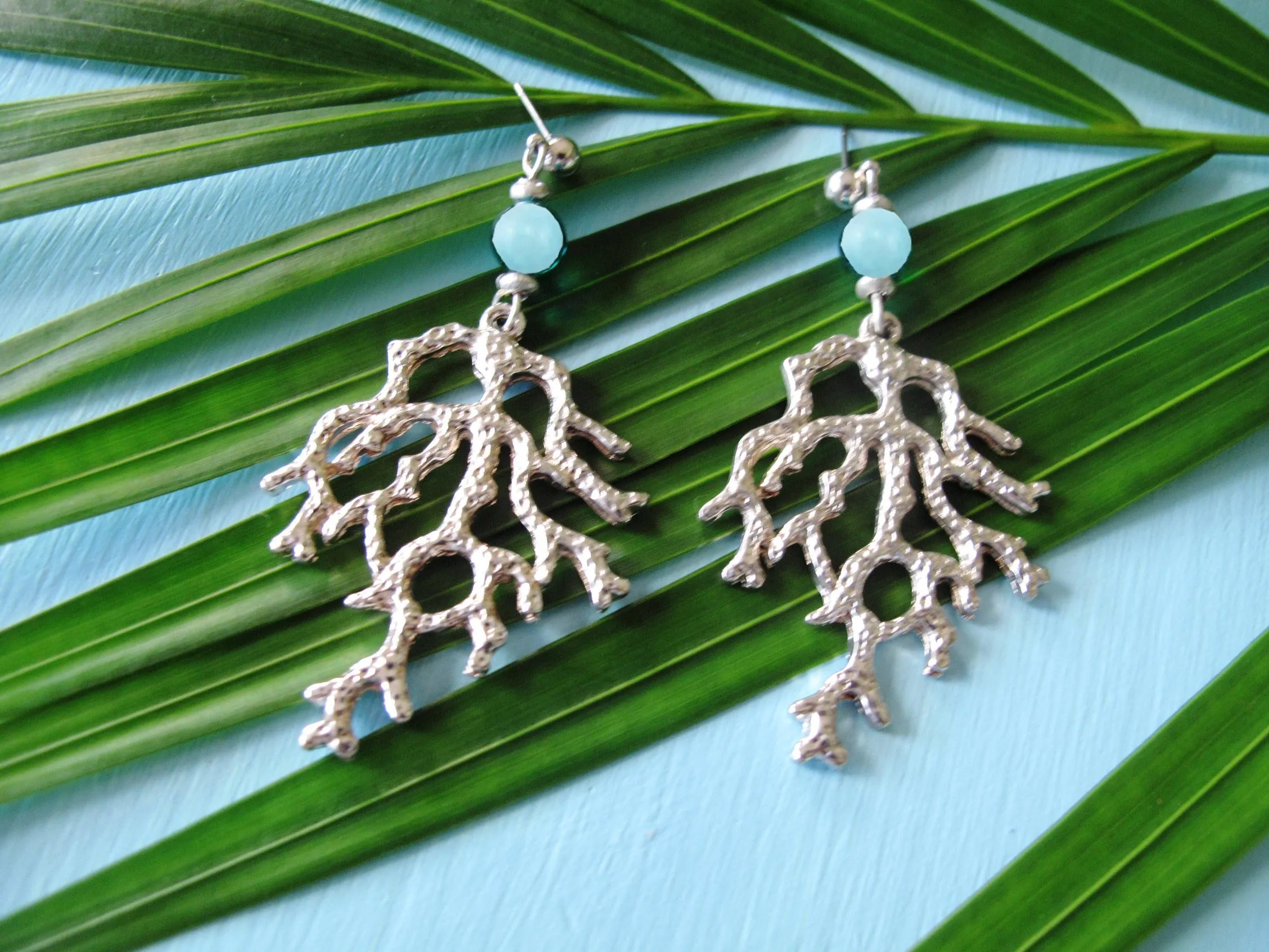 Coral Beach Earrings