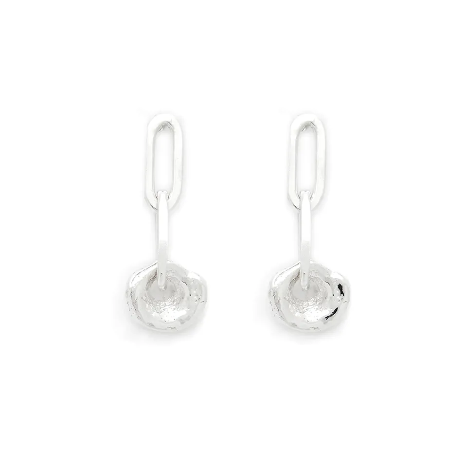 Coral Chain Earrings