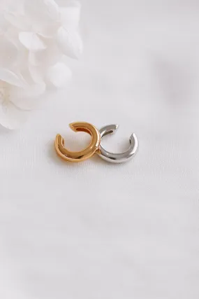 Coral - Sterling Silver Ear Cuff