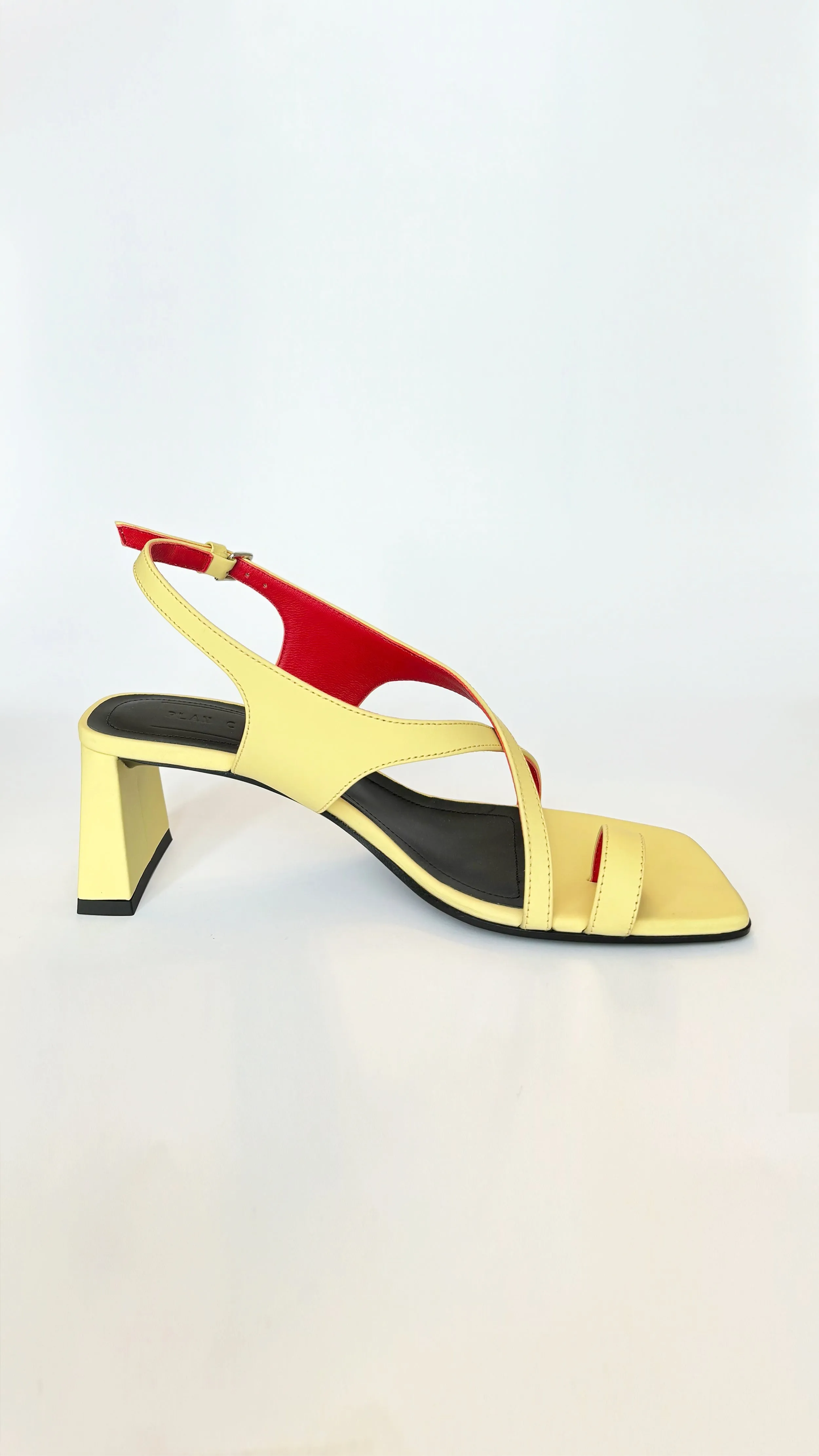 Crisscross Toe-Loop Slingback Sandals