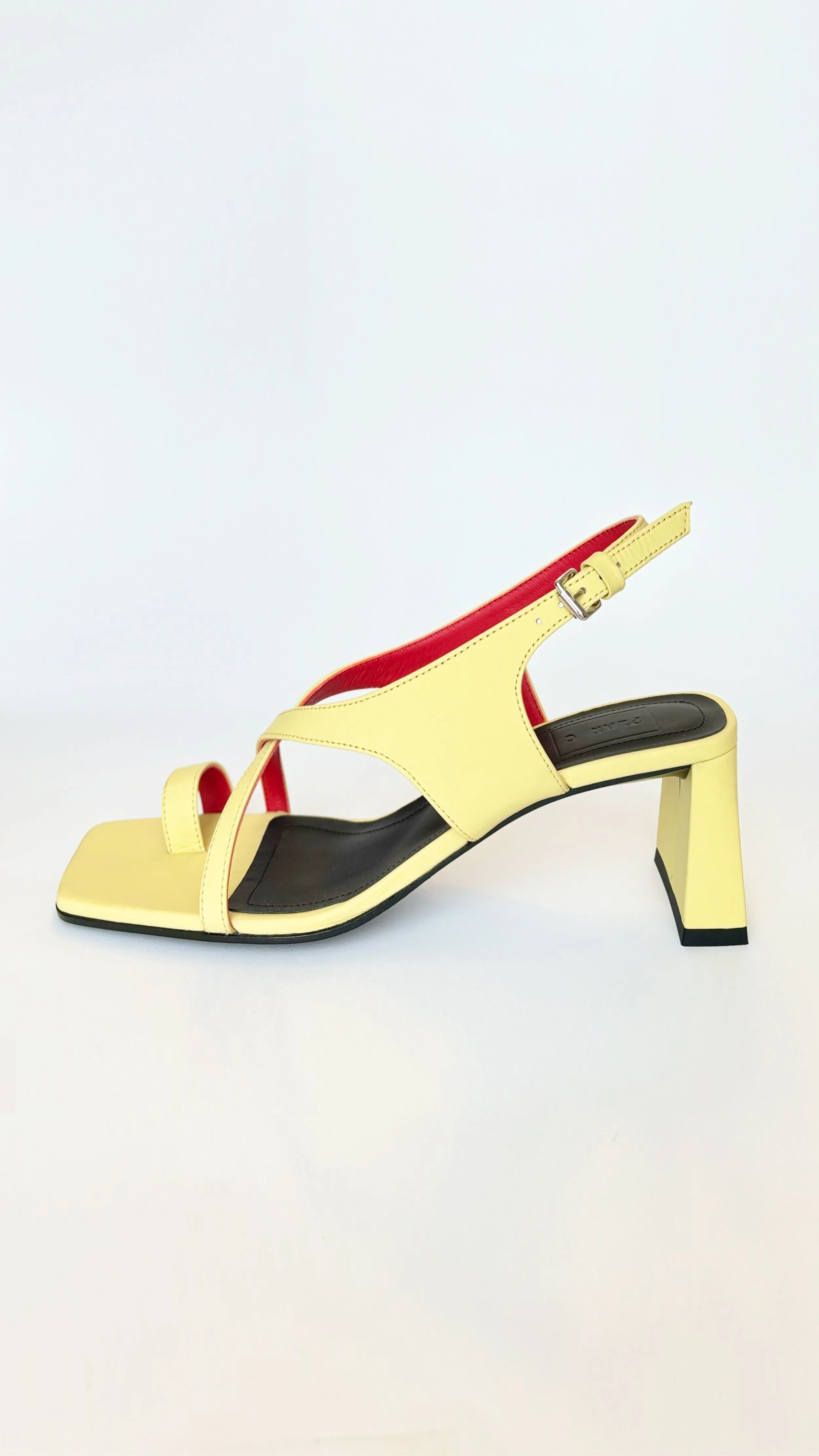 Crisscross Toe-Loop Slingback Sandals