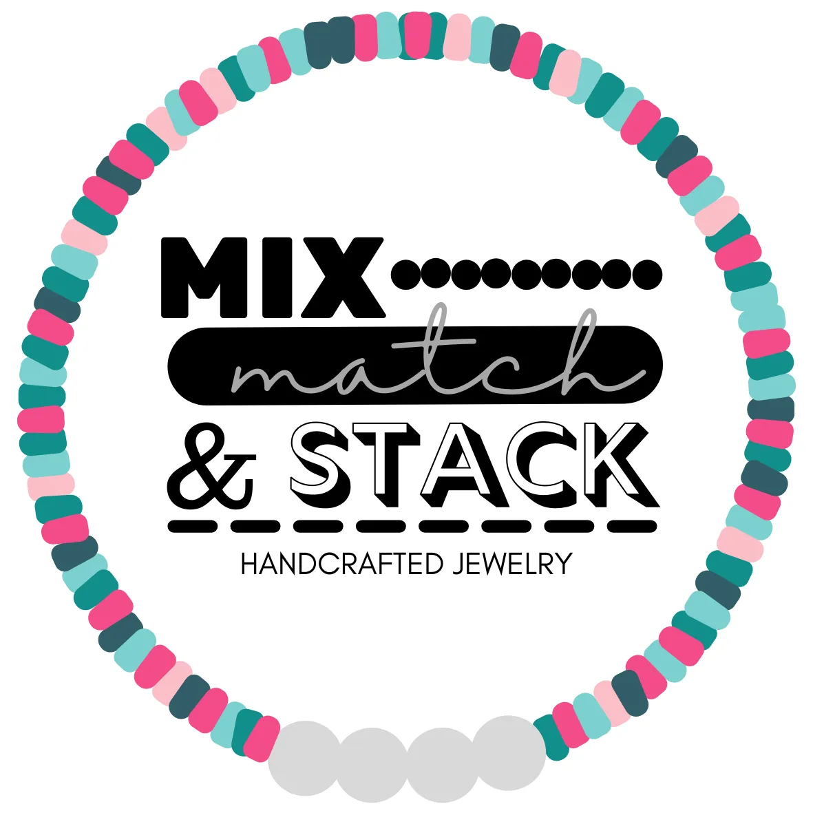 Cristina - Multi-Colored Heishi Stack Bracelets