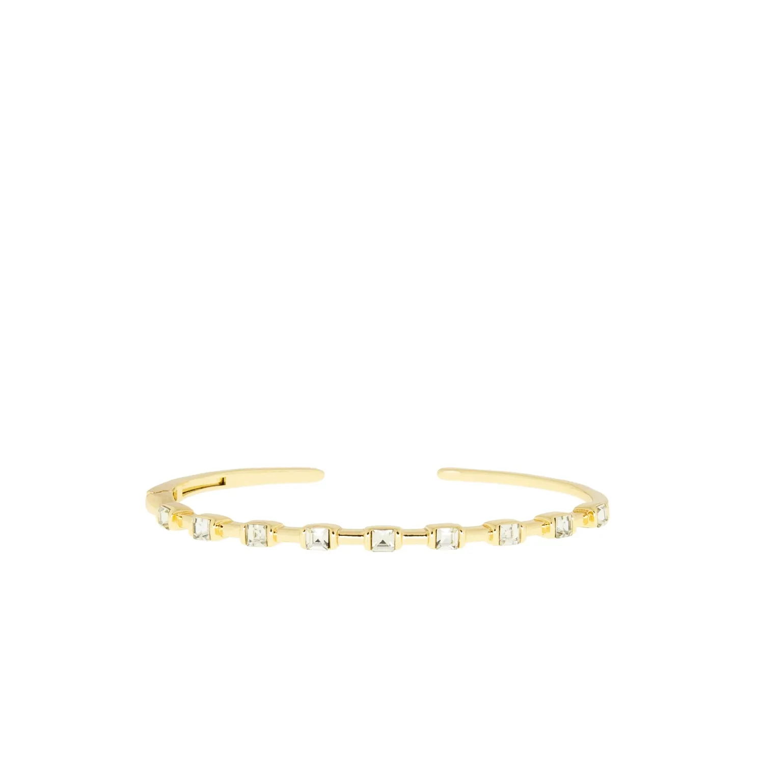 crystalized hinge cuff bracelet