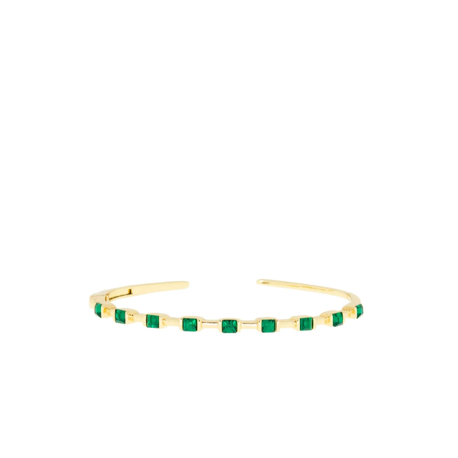 crystalized hinge cuff bracelet