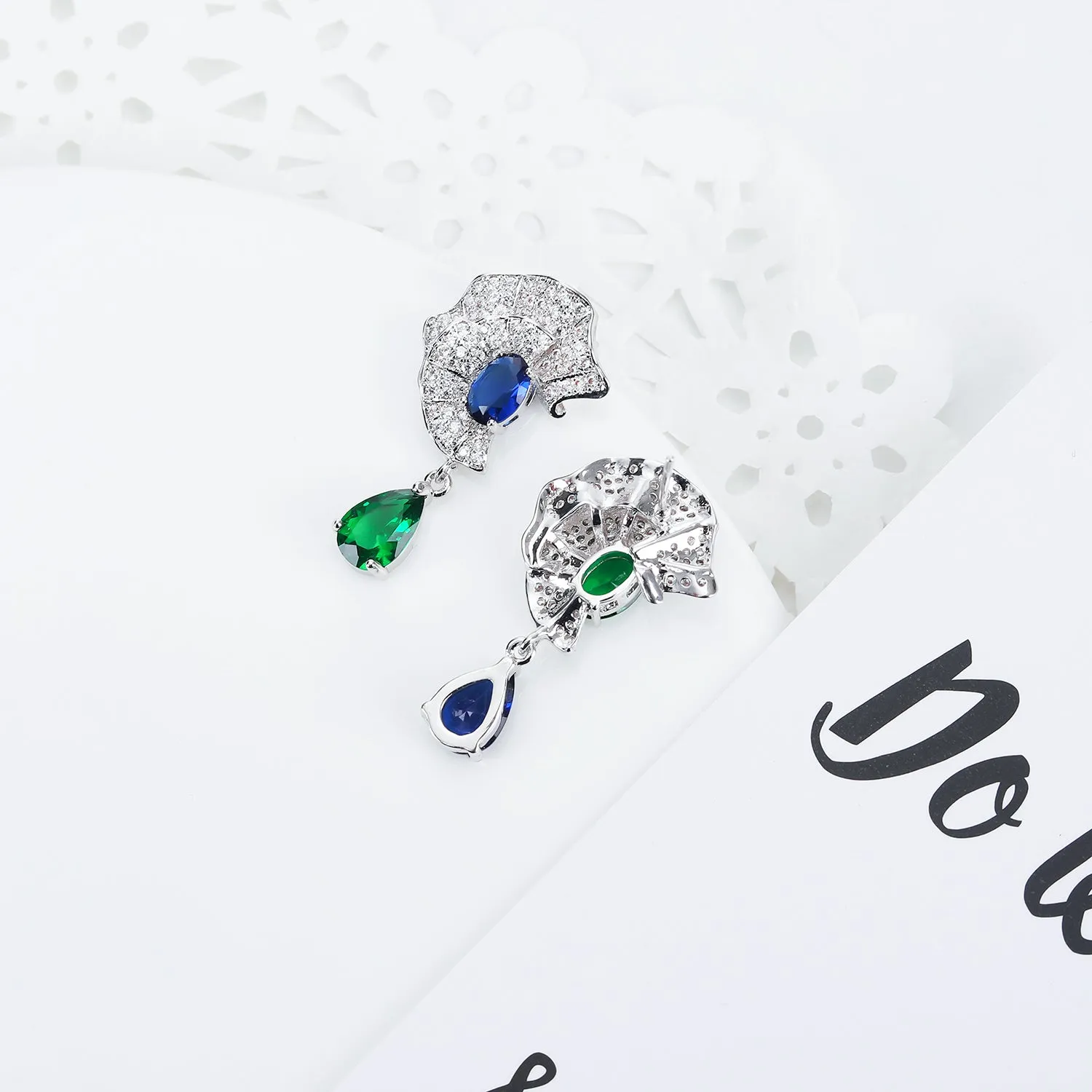 Cubic Zircon CZ Dangle Earring for Bride, Women Girl Accessories Jewelry CE10702