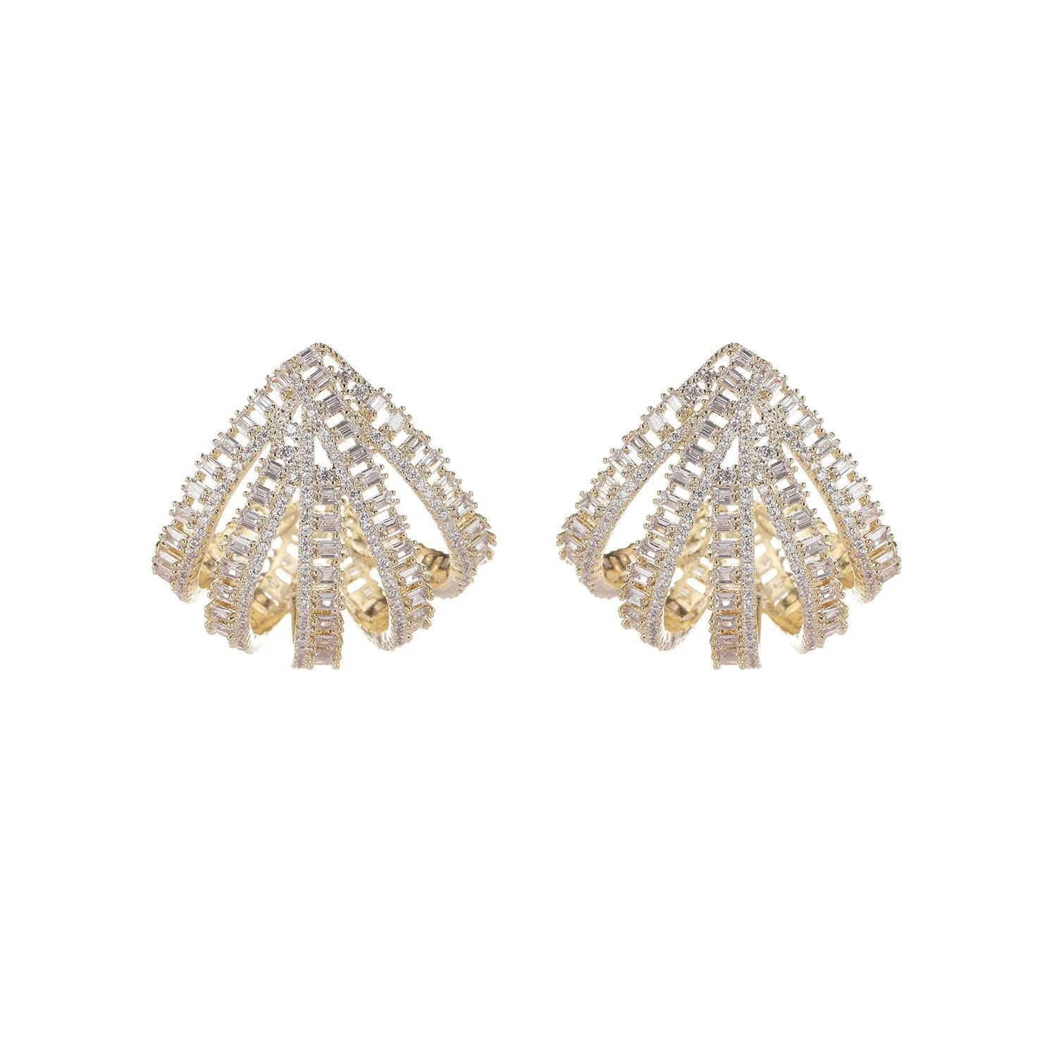 Cubic Zircon CZ Fashion Earrings for Wedding, Crystals Earring for Bride, Women Girl Birthday Party Jewelry CE11370