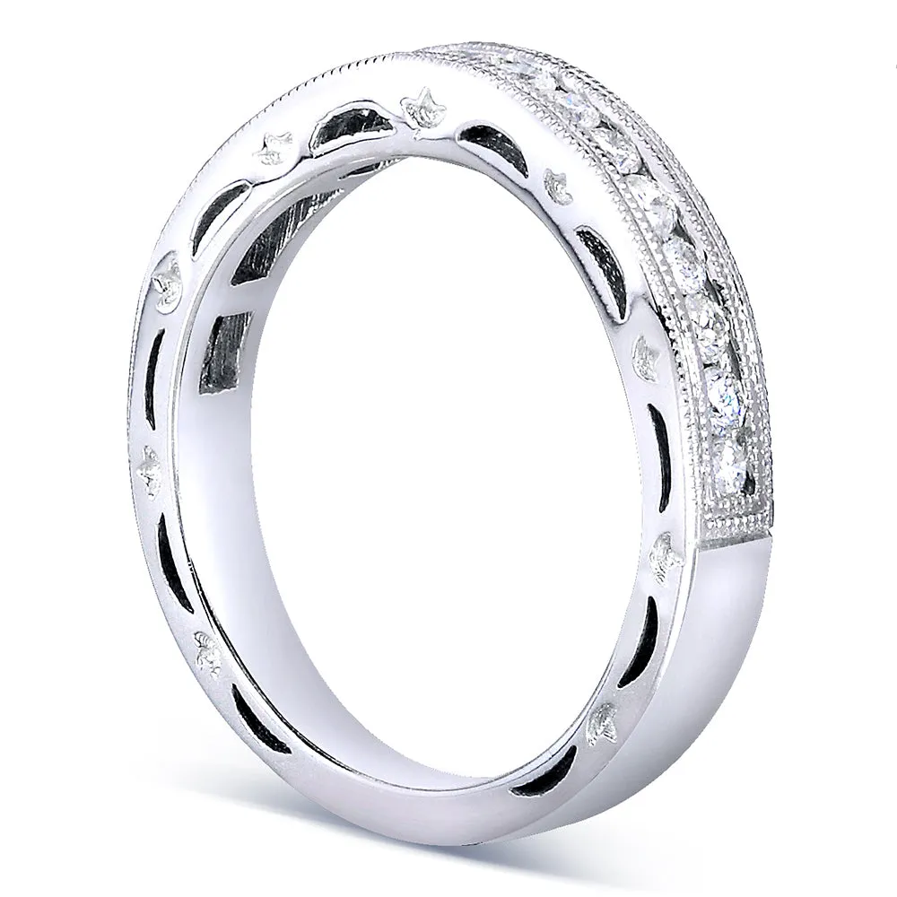 Curved Channel Diamond Band - 61932 Series