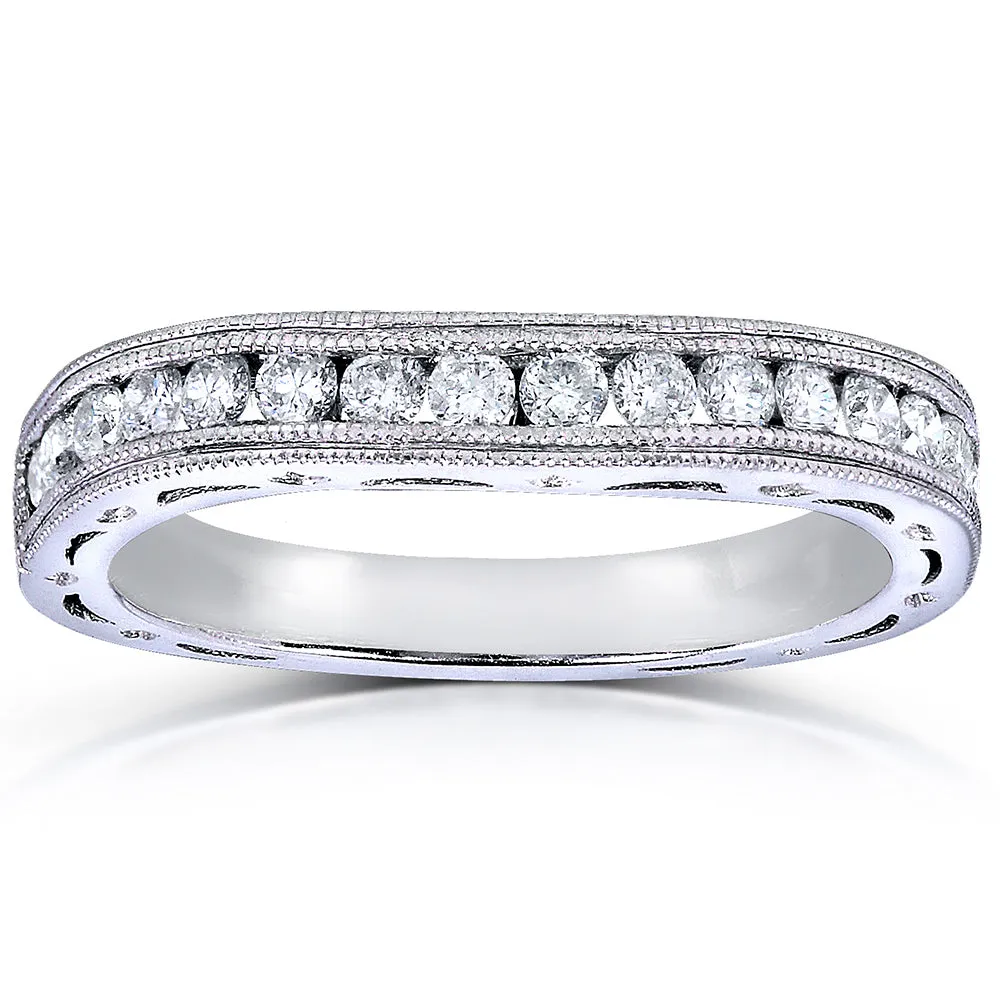Curved Channel Diamond Band - 61932 Series
