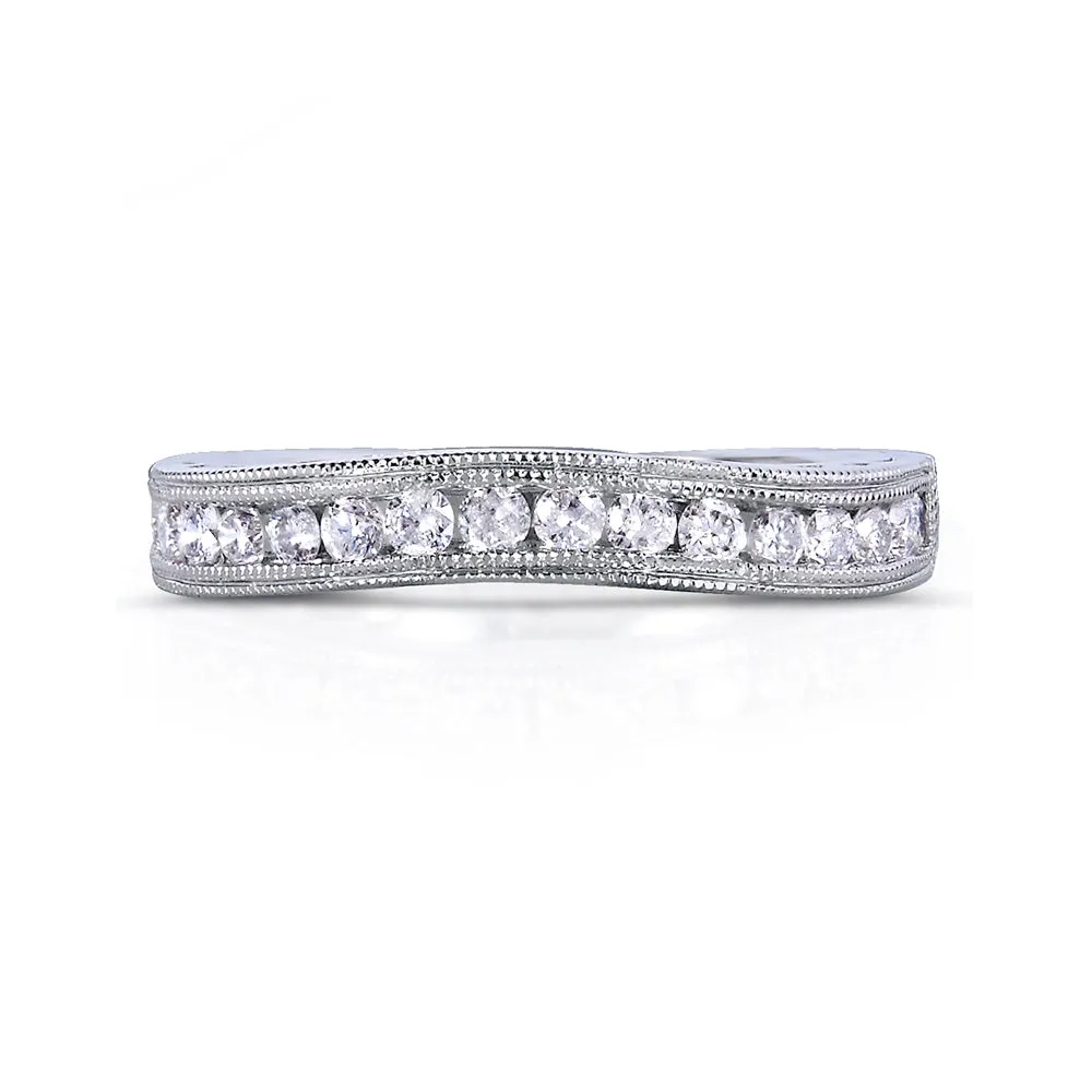 Curved Channel Diamond Band - 61932 Series