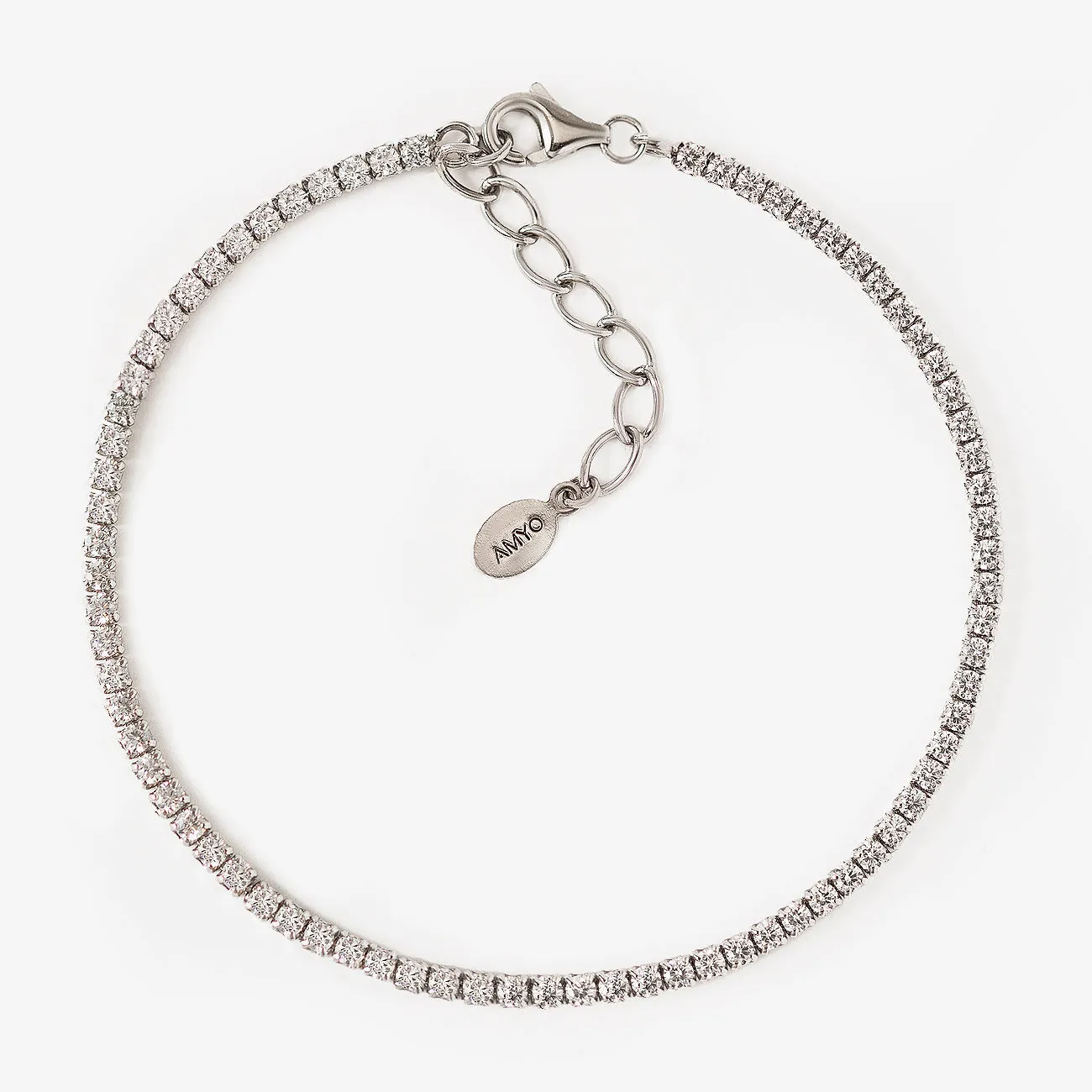 Dainty Crystal Line Bracelet