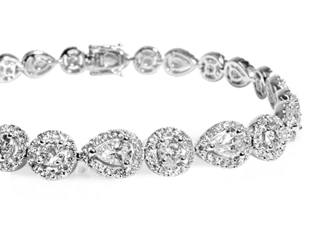 Diamond 5.84ctw Statement Tennis Bracelet