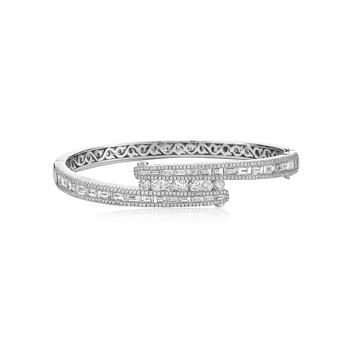 Diamond Baguette 'Ice' Bracelet