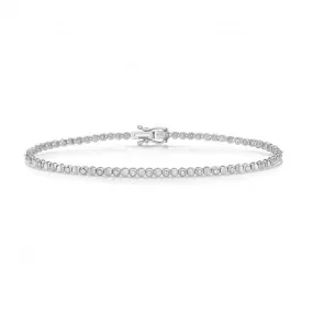 Diamond Jewellery 9ct White Gold Diamond Bracelet BD040W