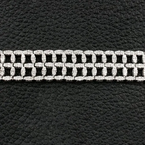Diamond Lattice Bracelet