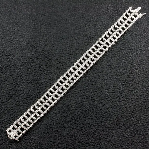 Diamond Lattice Bracelet