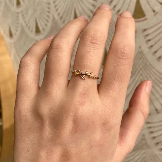 Diamond Vine Band (ready to ship option)*