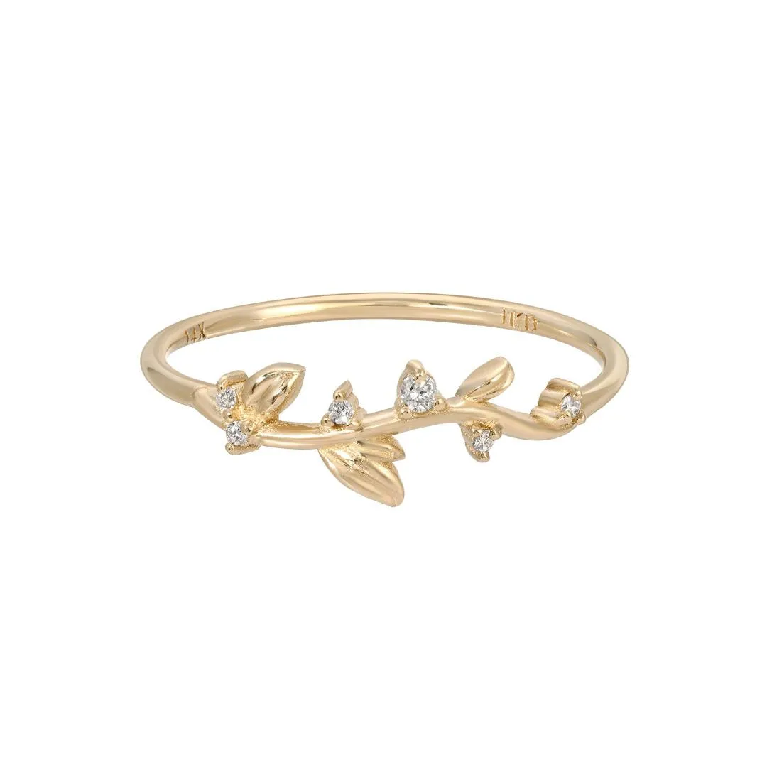 Diamond Vine Band (ready to ship option)*