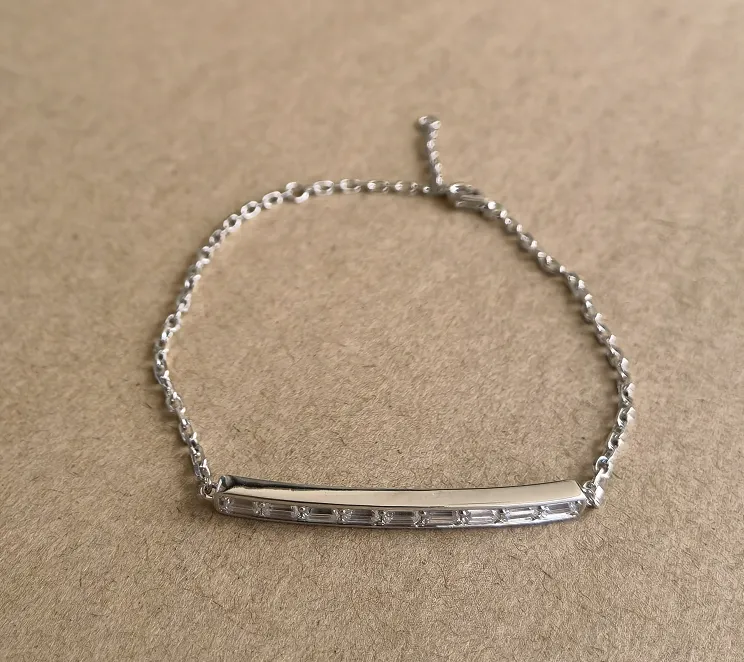 dooveggs emerald moissanite/lab grown diamond bracelet for women