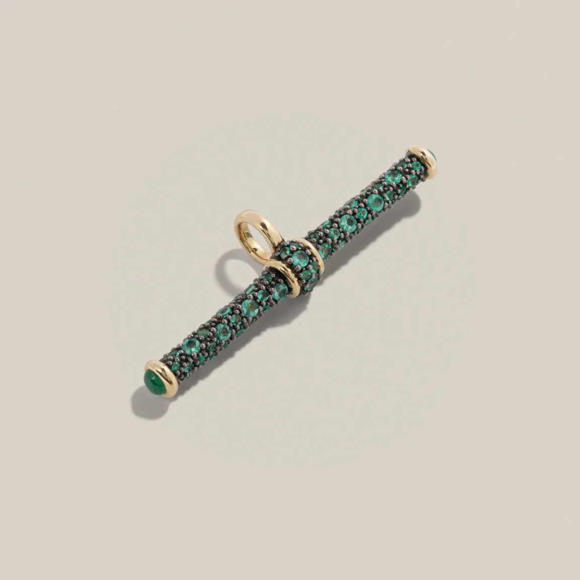 Emerald T-Bar Pendant