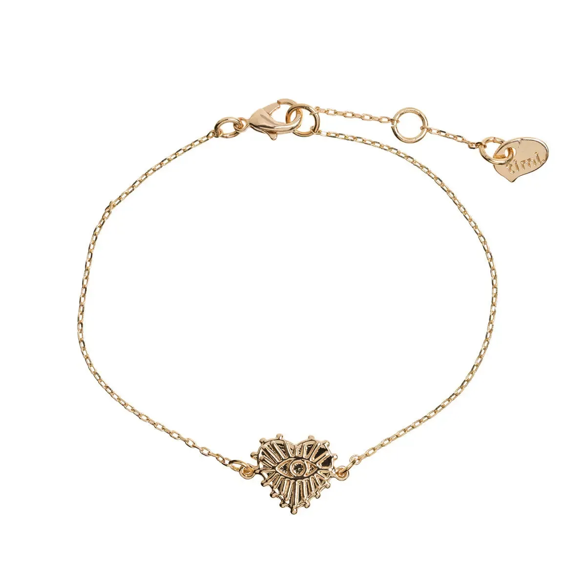 Evil Eye Heart Bracelet