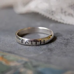 'faith' ring | 925 silver