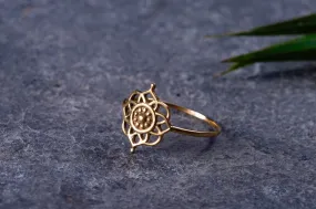 Filigraner Ring ~ MANDALA ~ Messing