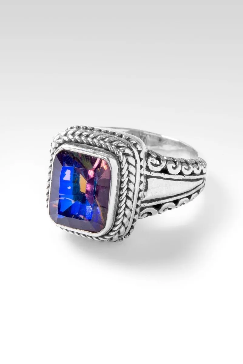 Forever Happy Ring™ in Hawaiian Skies™ Mystic Quartz