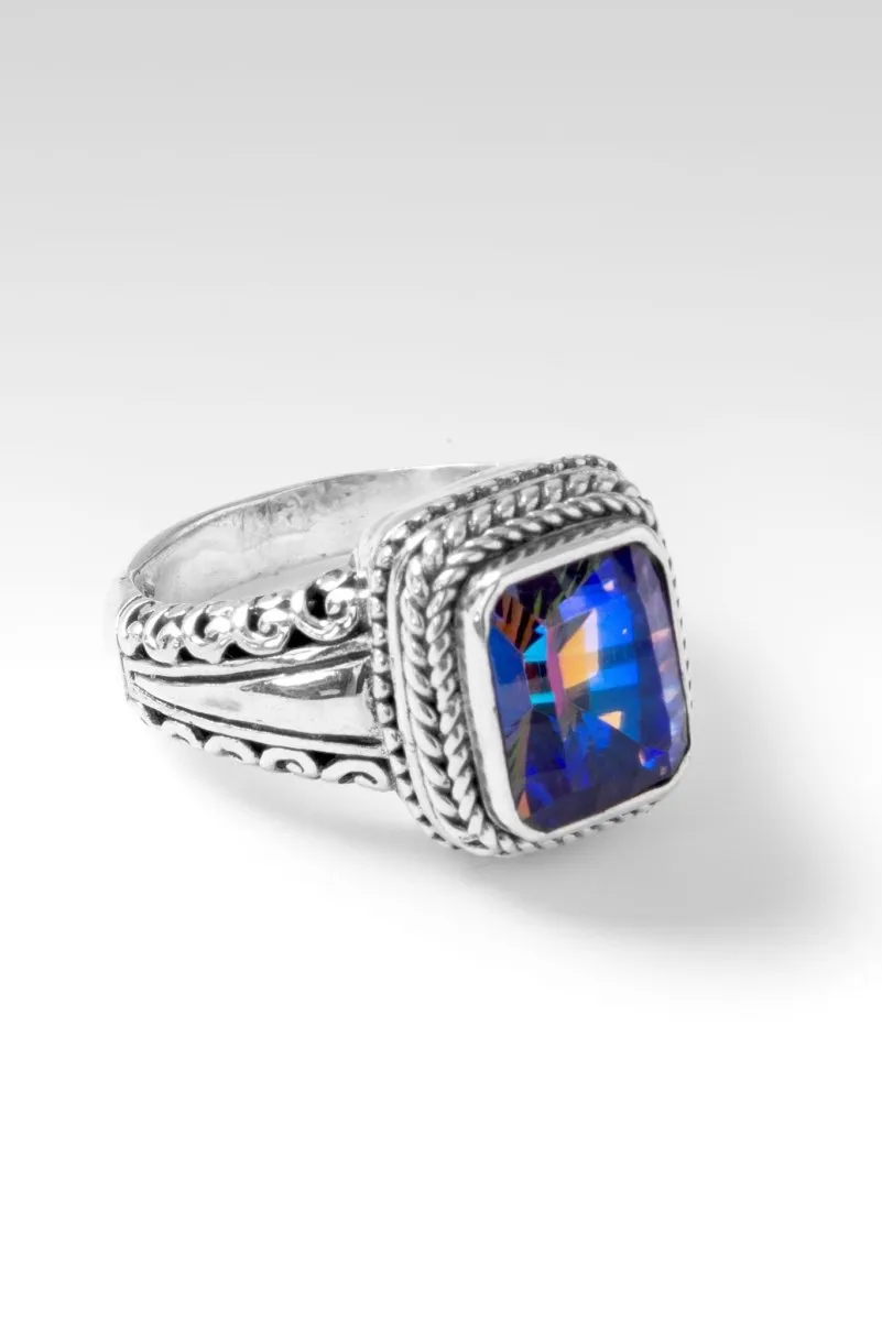 Forever Happy Ring™ in Hawaiian Skies™ Mystic Quartz