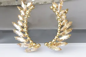 GOLD EAR CLIMBERS