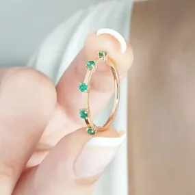 Gold Emerald Ring