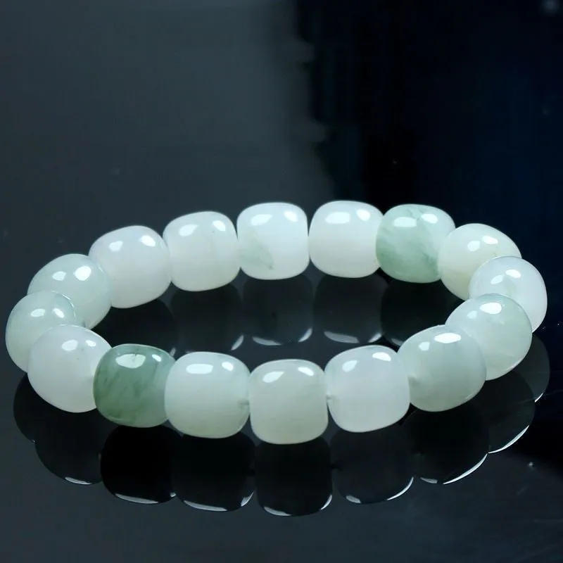 Gold Silk Jade Tianshan Cui Bracelet Necklace For Men And Women