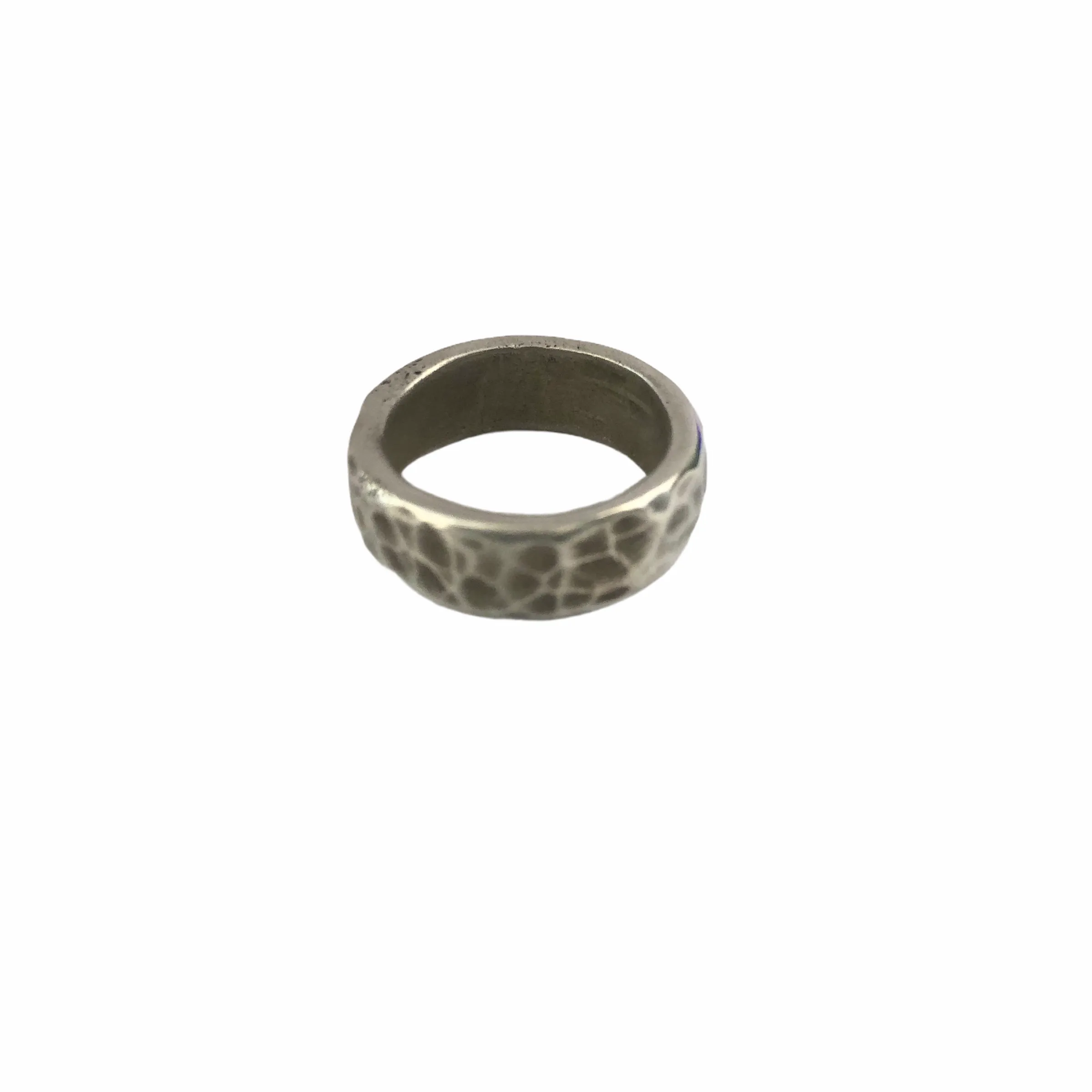 Hammered Silver Band