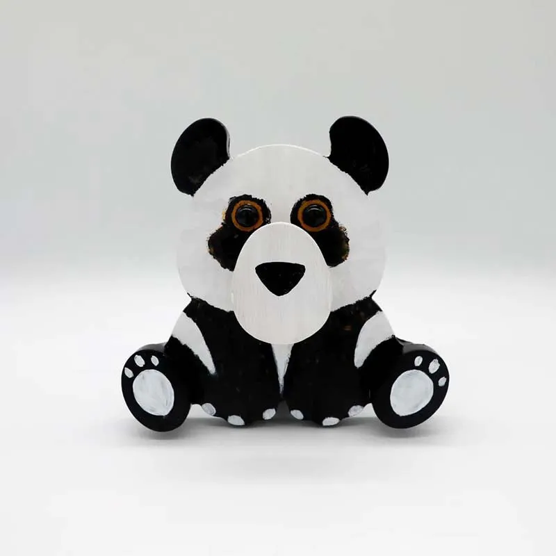 Handmade Glasses Stand Lovely Panda