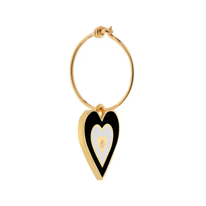 Heart Beat Hoops White