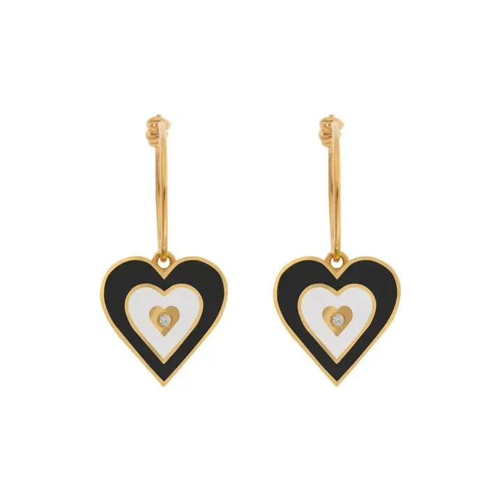 Heart Beat Hoops White