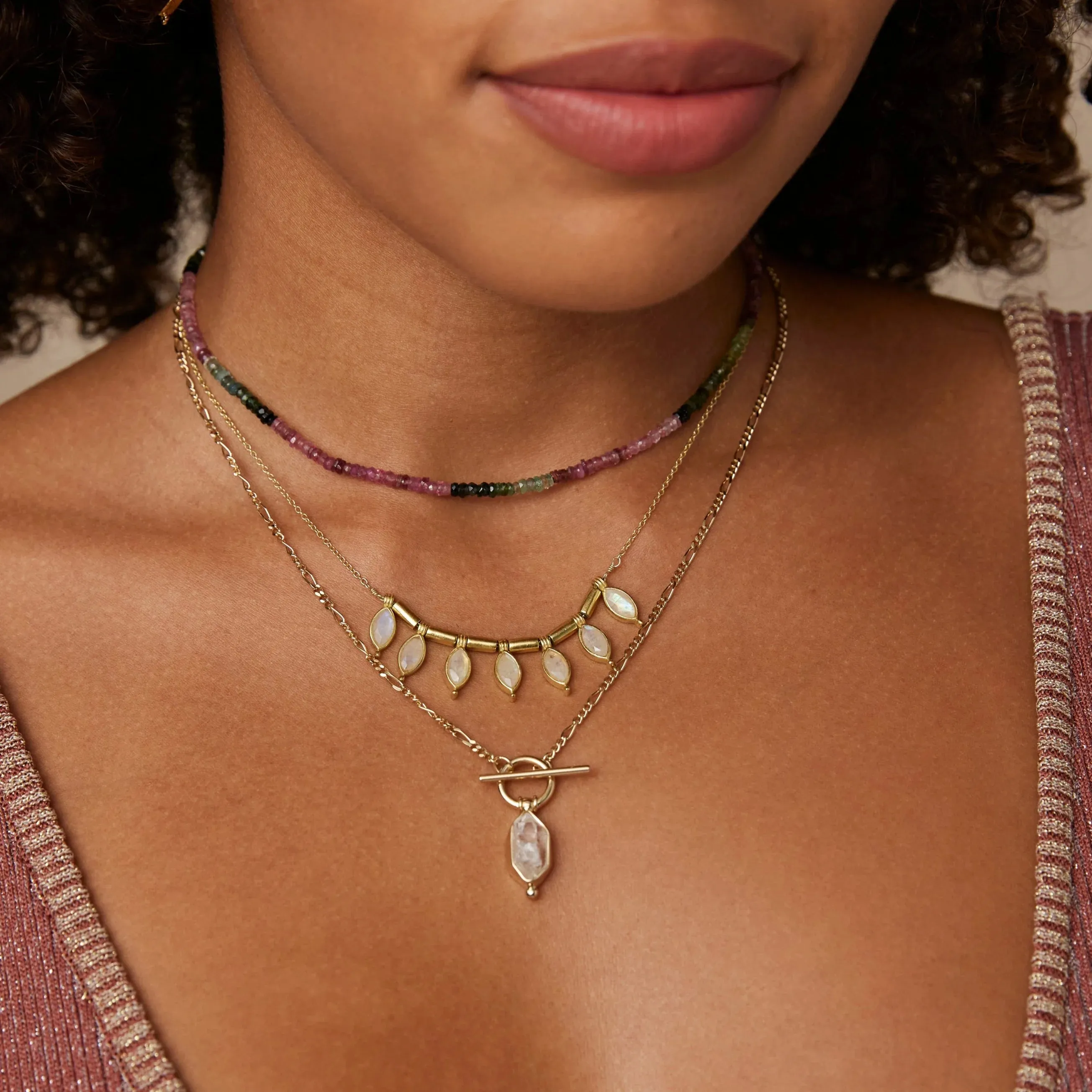 Herkimer Diamond Silver Necklace