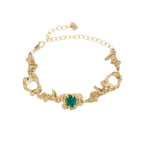 Hira Emerald Bracelet