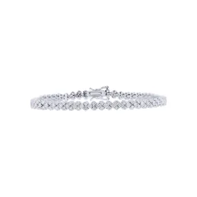 Jagger Diamond Tennis Bracelet 2 5/8ct