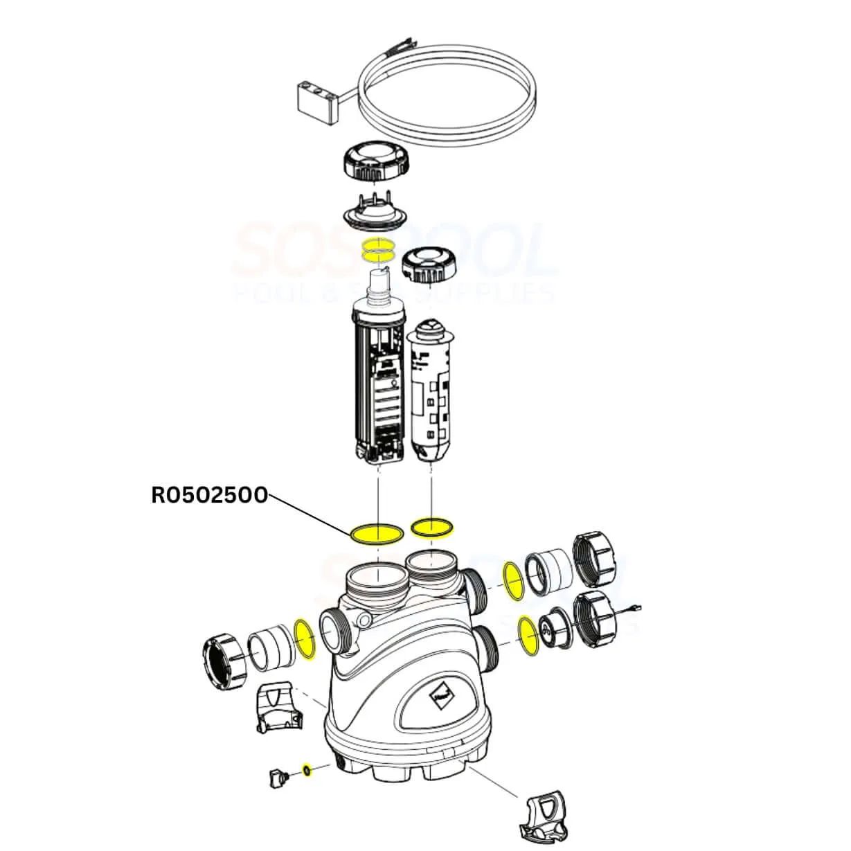Jandy O-Ring Kit For Fusion Soft Salt Systems | R0502500
