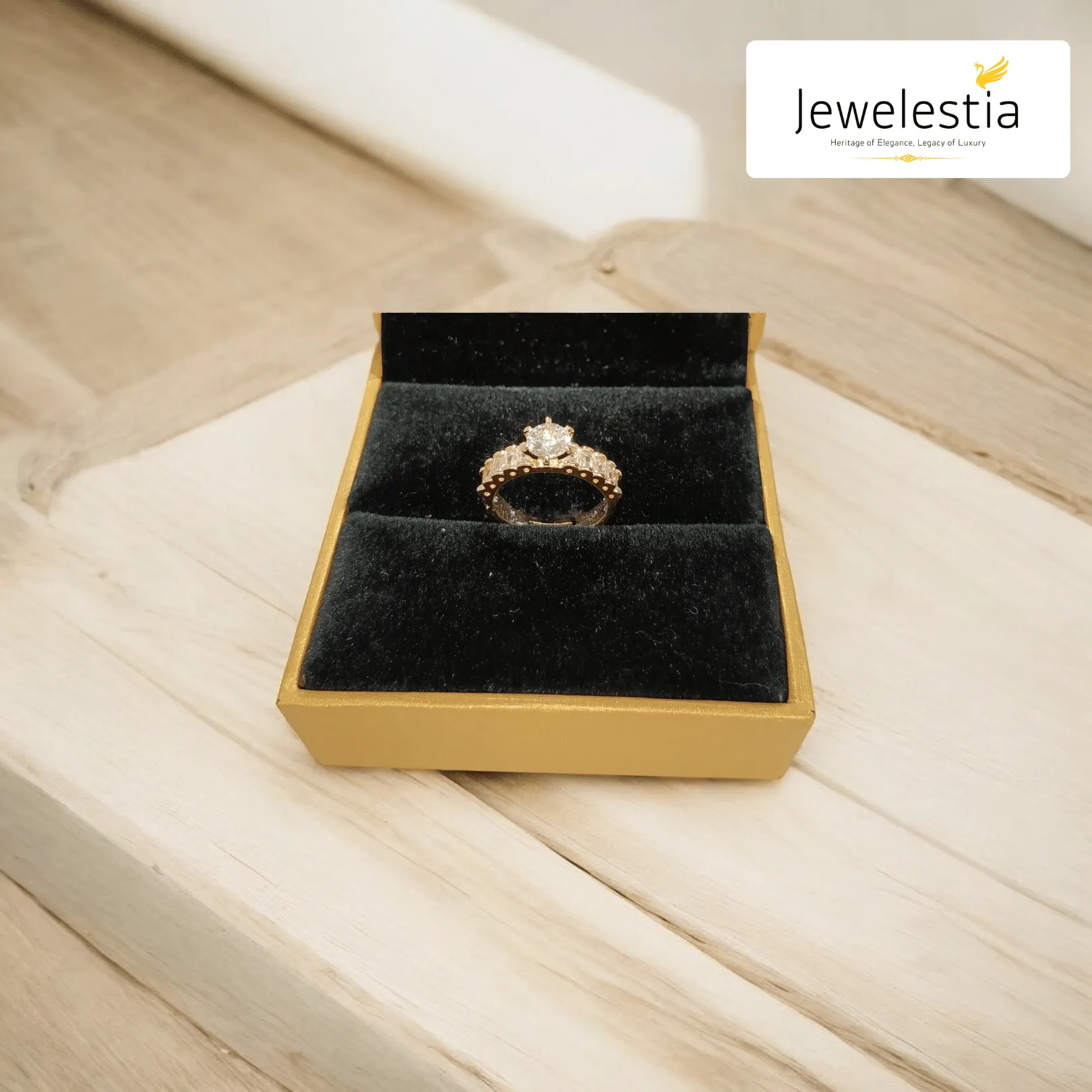 Jewelestia Radiant Rose Ring