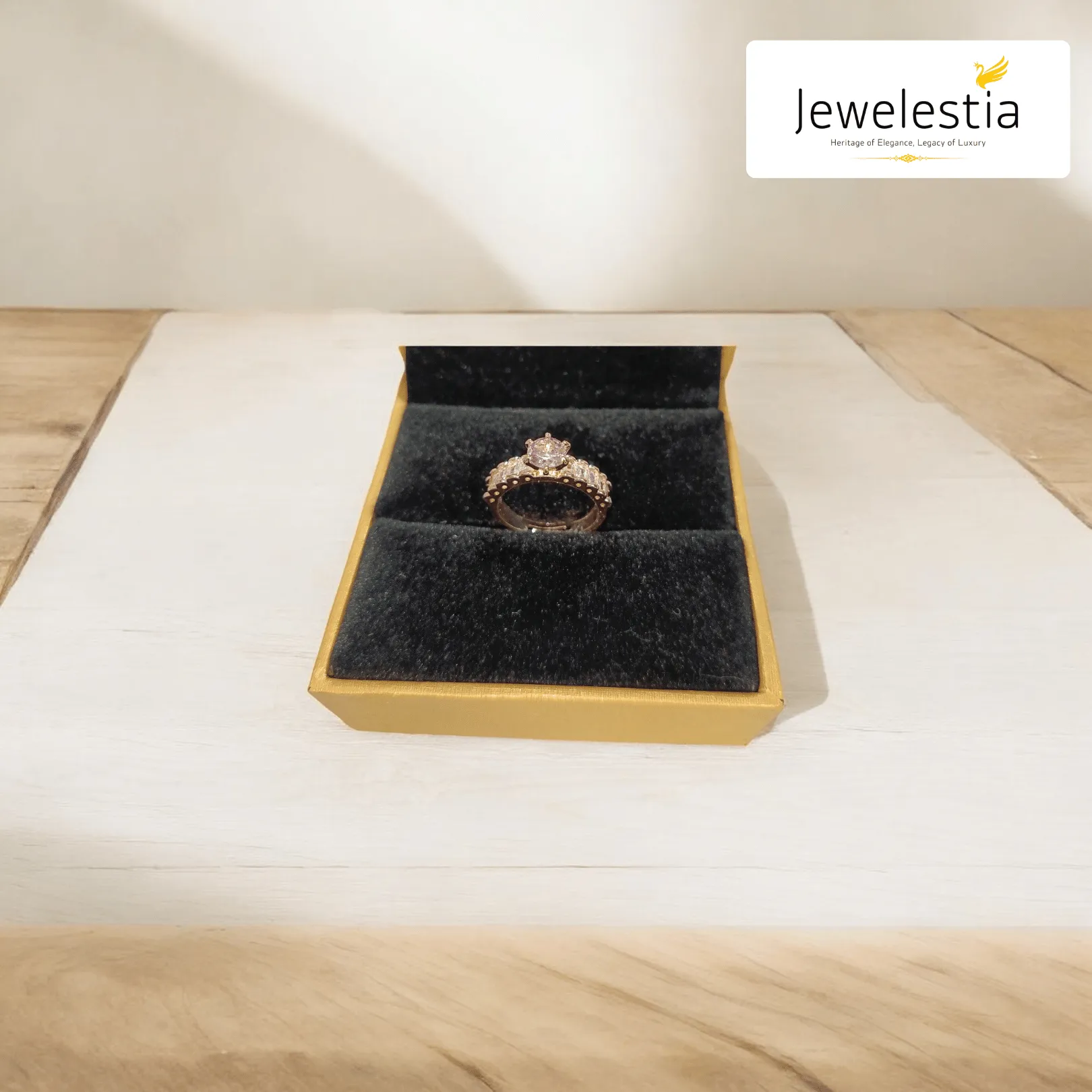 Jewelestia Radiant Rose Ring