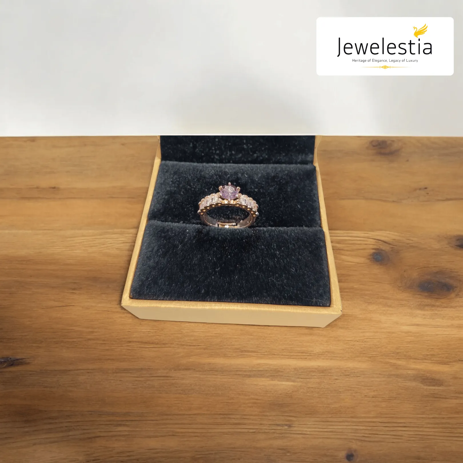 Jewelestia Radiant Rose Ring