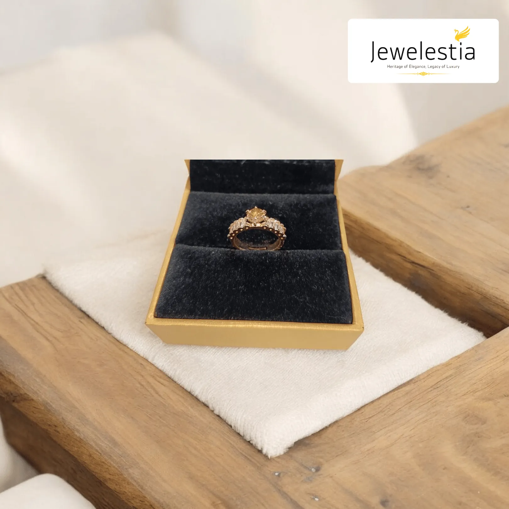 Jewelestia Radiant Rose Ring